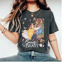 vintage beauty and the beast shirt, disney comfort colors shirt, retro disney princess shirt, disney princess belle shir