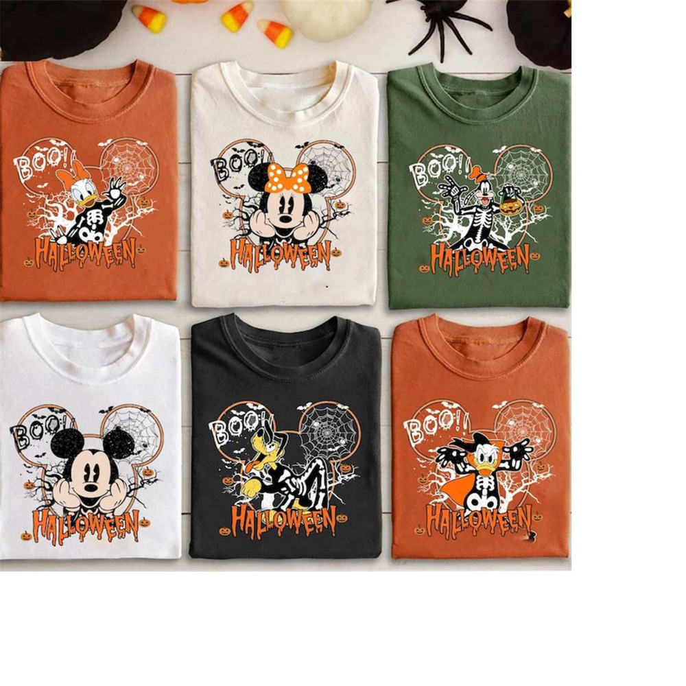Vintage Disney Halloween Party Sweatshirt, Disney Character Halloween Shirt, Mickey And Friends Halloween Shirt, Disney.jpg