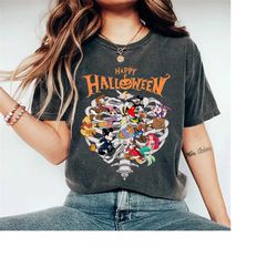 vintage disney halloween shirt, halloween matching tee, retro mickey not so scary shirt, trick or treat shirt, halloween