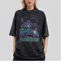 vintage disney halloween the haunted mansion beware of hitchhiking ghosts shirt, retro welcome foolish mortals, disney f
