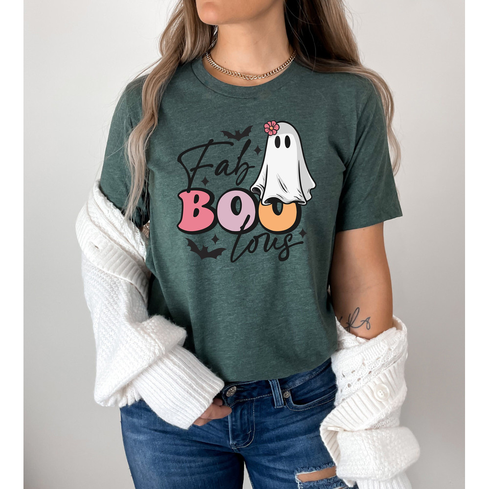 Fab Boo Lous Unisex Shirt Halloween Shirt Lous Shirt Cute Boo Shirt Ghost Shirt Witch Shirt Retro Fall Shirt Spooky Season Boo Crew Shirt.jpg