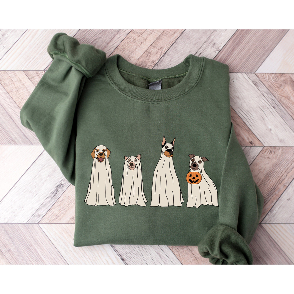 Halloween Sweatshirt, Halloween Ghost Dog Hoodie, Halloween Dog Sweatshirt, Ghost Dog Shirt, 2023 Happy Halloween, Retro Spooky Season.jpg