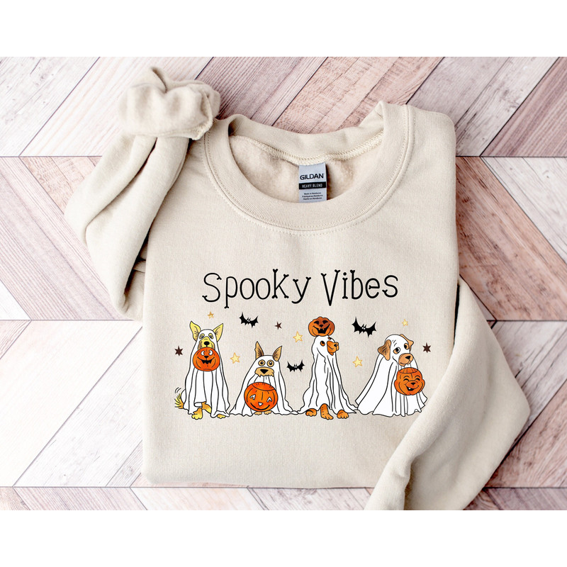 Halloween Sweatshirt,Halloween Sweater,Ghost Sweatshirt,Halloween Dog Sweatshirt,Ghost Dog Shirt,2023 Happy Halloween,Retro Spooky Season.jpg