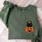 Pumpkin Halloween Sweatshirt, Cat Halloween Shirt, Pumpkin Shirt, Fall Sweatshirt for Women, Black Cat Pumpkin Sweatshirt, Halloween Hoodie.jpg