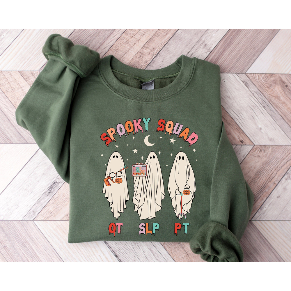 Spooky Squad Sweatshirt, Occupational Therapy, Physical Therapy Shirt, Rehab Therapist, Therapy Squad Shirt,SLP OT PT Shirt, Speech Therapy.jpg