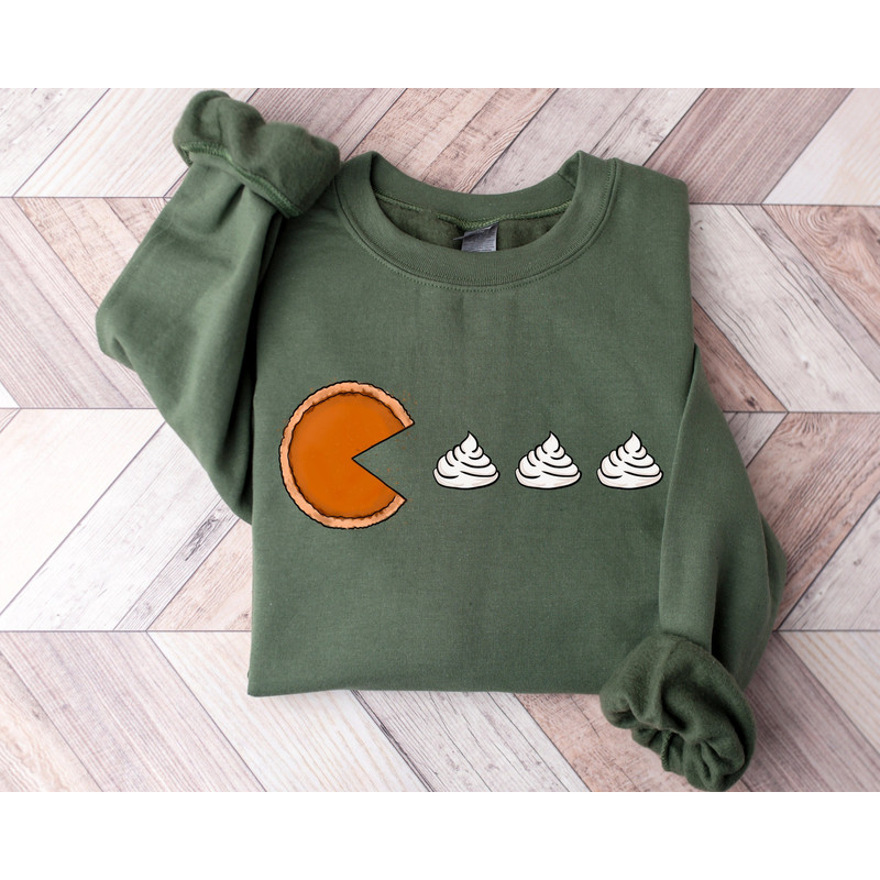 Thanksgiving Sweatshirt, Pumpkin Sweatshirt, Pumpkin Pies Sweatshirt, Pumpkin Pie Sweatshirt, Thick Thighs Sweatshirt, Sweatshirt for Women.jpg