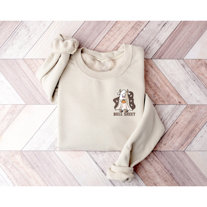 Bull Sheet Pumpkin Halloween Pocket Size Sweatshirt,Funny Halloween,Halloween Shirts,Ghost Cows Sweatshirt,Halloween Sweater,Cow Lover Gift.jpg