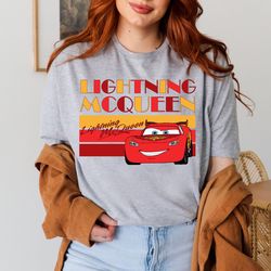 lightning mcqueen shirt, cars shirt, cars mcqueen shirt, disney cars movie lightning mcqueen shirt, mcqueen travel shirt