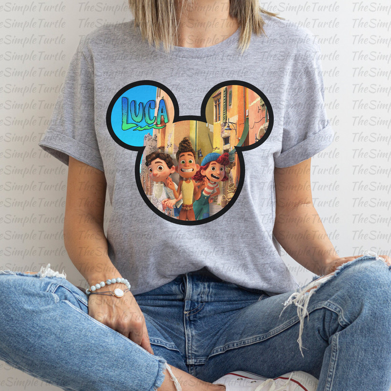 Luca Shirt, Silenzio Bruno! Luca Paguro Magic Shirt, Disney's Luca Inspired, Vibrant Luca Print, Disney Movie Characters,Luca with Friends.jpg