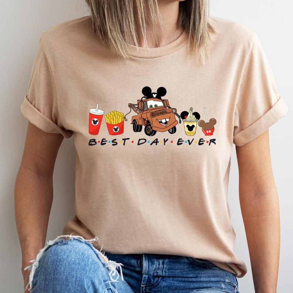 Mater Best Day Ever Shirt, Cars Movie Shirt, Disneyland Snacks Shirt, Disney Trip Tee, Mater With Mickey Ears, Disney Pixar Cars Movie Mater.jpg