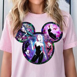 spider gwen shirt, disney spider woman shirt, marvel comics shirt, marvel comics spider gwen shirt, spider verse shirt,