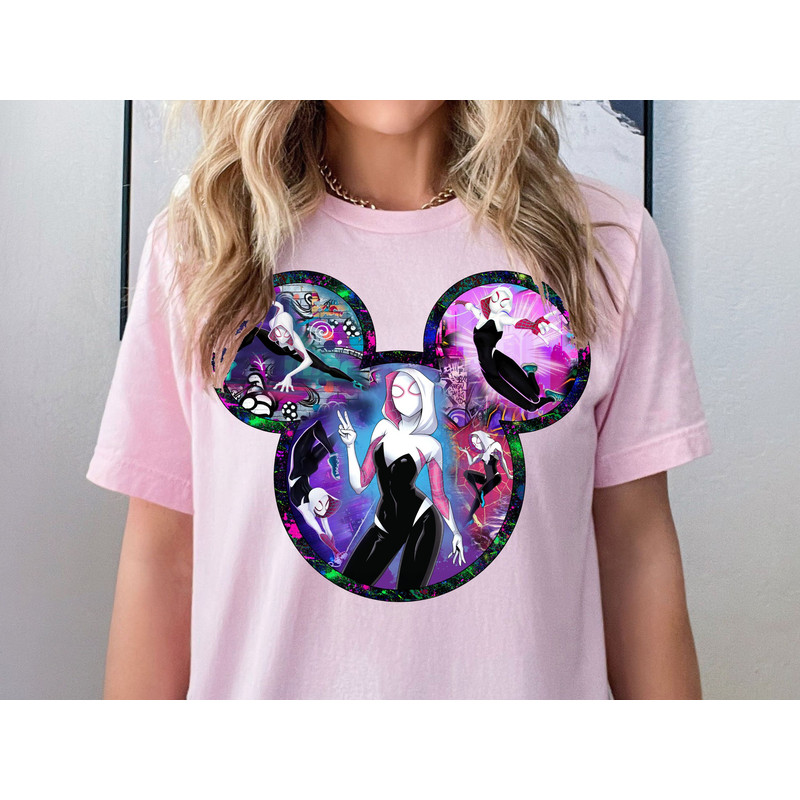 Spider Gwen Shirt, Disney Spider Woman Shirt, Marvel Comics Shirt, Marvel Comics Spider Gwen Shirt, Spider Verse Shirt, Disney Spider Verse.jpg
