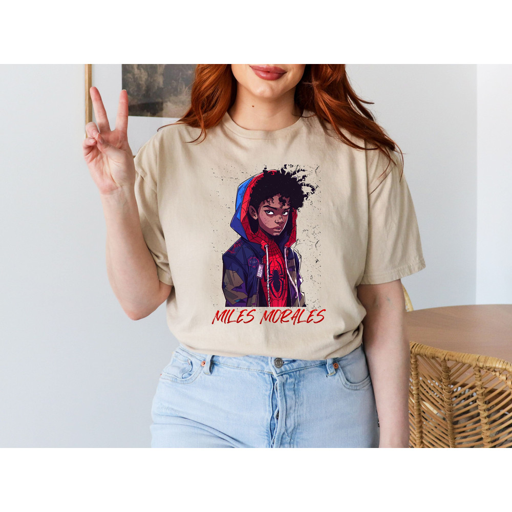 Spider Man Miles Morales Shirt, Marvel Comics Miles Morales Shirt, Spider Verse Miles Morales Shirt, Marvel Miles Morales Shirt.jpg