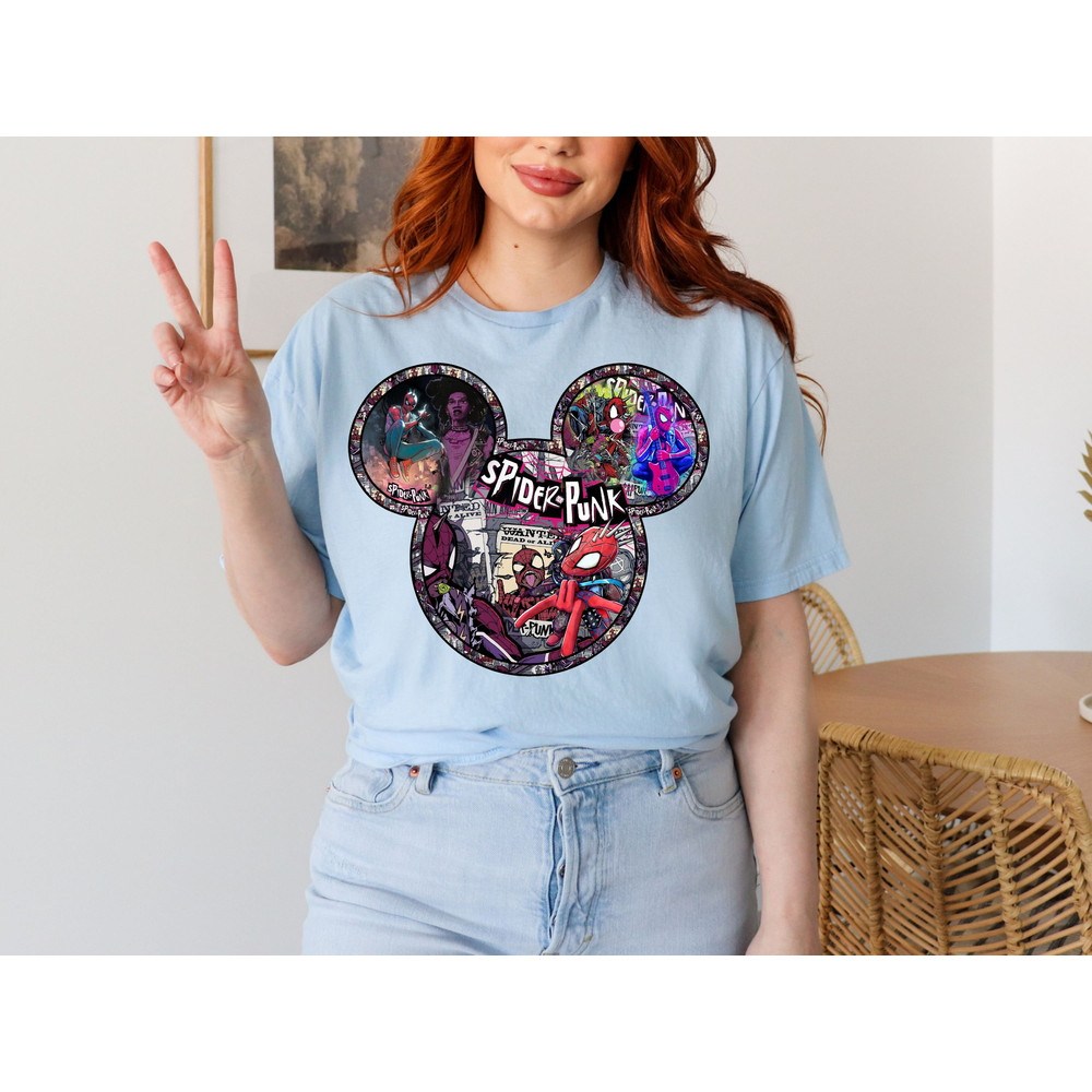Spider Punk Shirt, Marvel Spider Punk Shirt, Marvel Comics Shirt, Disney Marvel Shirt, Spider Man Shirt, Marvel Spider Punk Series Shirt.jpg