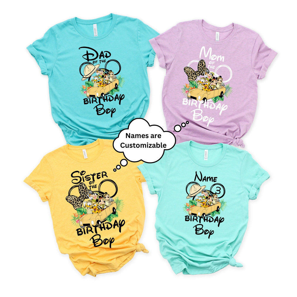 Animal Kingdom Birthday Shirts, Matching Birthday Shirts, Animal Kingdom Trip, Disney Safari, Personalized Birthday Shirts.jpg