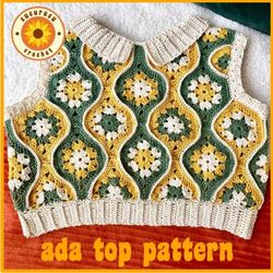 Ada Top,  Amigurumi PDF Pattern toys patterns