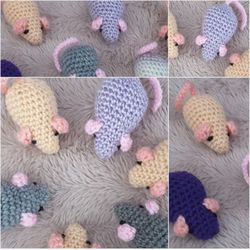Amigurumi Sugar Mice, Amigurumi Crochet Patterns, Crochet Pattern