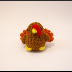 Amigurumi Tiny Tom Turkey, Amigurumi Crochet Patterns, Crochet Pattern