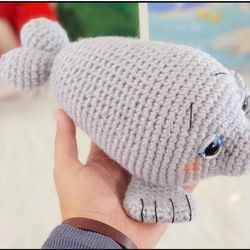 Chubby seal Amigurumi Crochet Patterns, Crochet Pattern