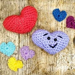 Happy Heart Hug Amigurumi Crochet Patterns, Crochet Pattern