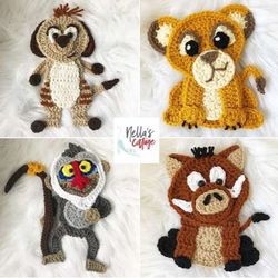 Lion And Friends undefined Amigurumi Pdf Pattern Toys Patterns