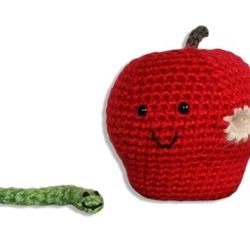 Mac and Tosh Apple Amigurumi Crochet Patterns, Crochet Pattern