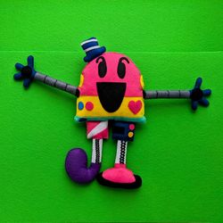 Lingokids Songs for Kids. Handmade felt Robot toy