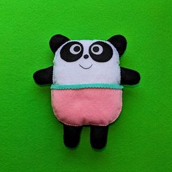 Lingokids Songs for Kids. Handmade felt Elliot Panda