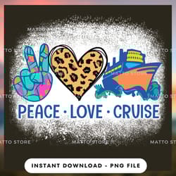 outdoor lover png design - peace love cruise - cruise gifts - instant download