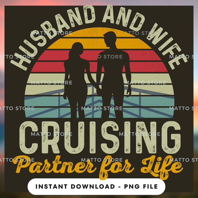 Husband And Wife Cruising Partner For Life - Cruise Gifts_1.jpg