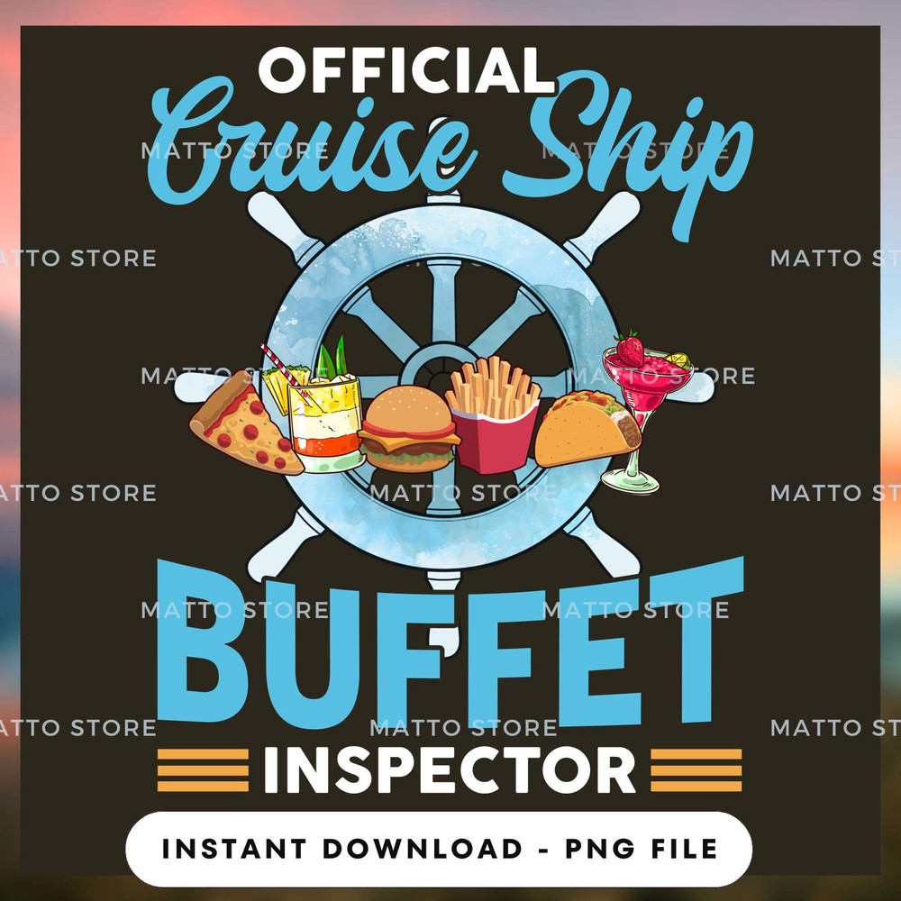 Official Cruise Ship Buffet Inspector  - Cruise Gifts_1.jpg