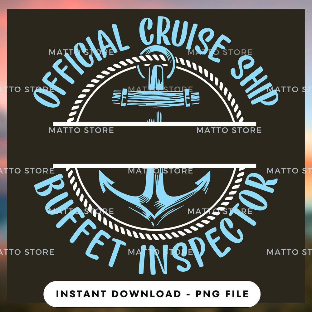 Officially Cruise Ship Buffet Inspector - Cruise Gifts_1.jpg