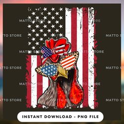 outdoor lover png design - chicken bandana flag - farm gifts - instant download