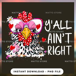 outdoor lover png design - y'all ain't right - farm gifts - instant download