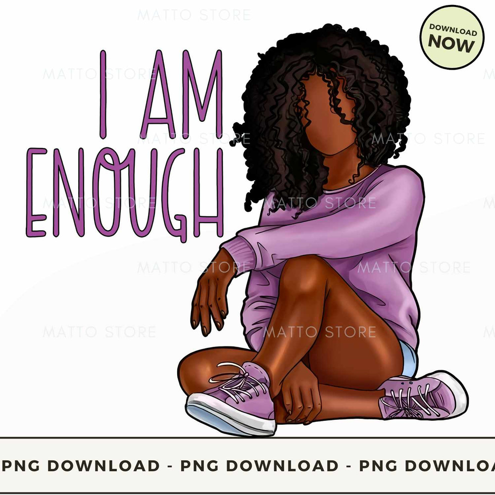 I am Enough Deep Skin Tone.jpg