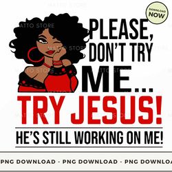 digital png file - please don't try me png download, png file, printable png, instant download