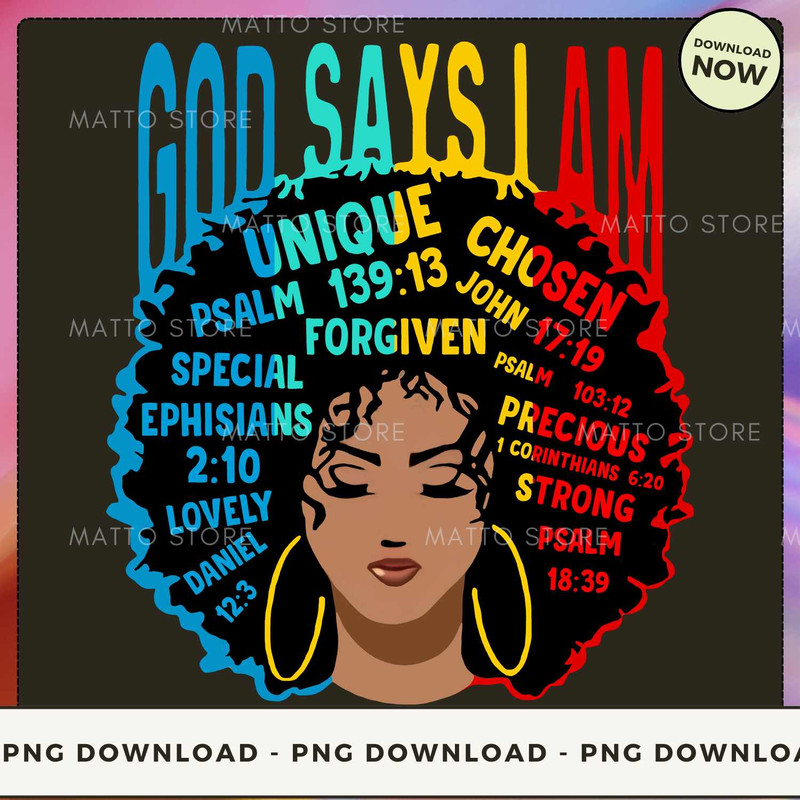 God says I am Unique Chosen Forgiven_2.jpg