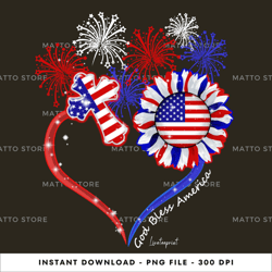 god bless america faith-of-god, tshirt digital png file, png download