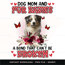 fur babies blue merle australian shepherd digital png file, png download
