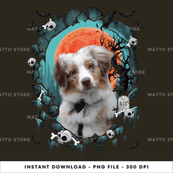 stone cave - red merle australian shepherd digital png file, png download