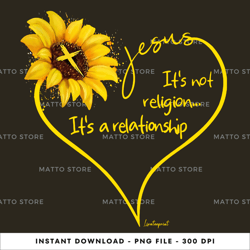 it's not religion, it's a relationship faith-of-god, tshirt digital png file, png download