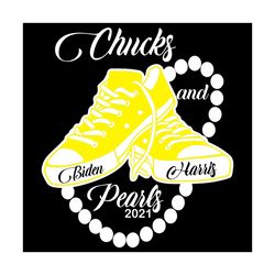 chucks and biden harris pearls 2021 svg, trending svg, chucks svg, pearls svg, chucks and pearls svg, kamala harris vice