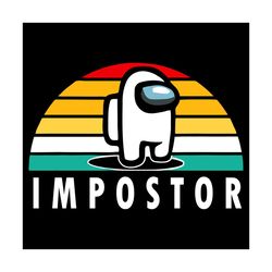 sunset imposter among svg, trending svg, among us svg, imposter among svg, funny imposter among svg, game us sus svg, fu