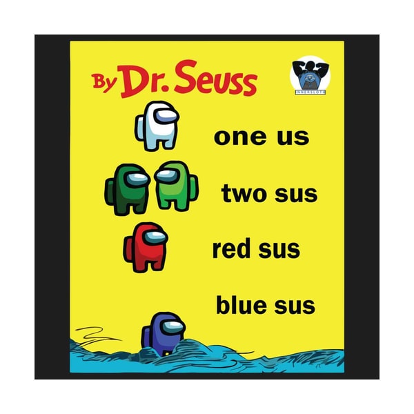 Sus Red Slide By Dr.Seuss One Sus Two Sus Red Sus Blue Sus Svg, Among Us S - Inspire ...