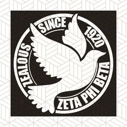 zeta phi beta since 1920 zealous, zeta svg, 1920 zeta phi beta