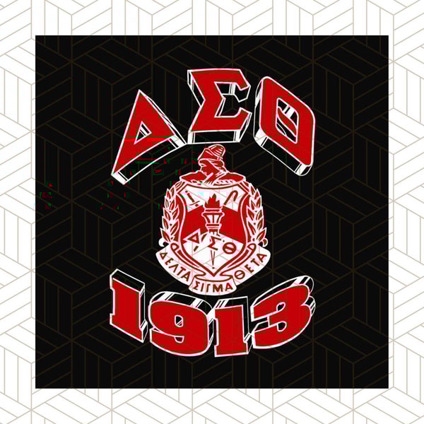 PWHAOO DST Sorority 1913 Sisterhood Tote Bag Delta Girl Tote Bag
