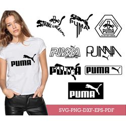 puma logo bundle svg, bundle logo svg, puma logo svg, puma svg, puma clothing svg, brand logo svg, fashion logo svg, log