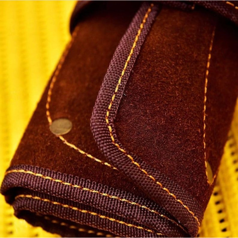 Custom Handmade 5PCS Damascus Steel Kitchen Chef Knives Set Full Tang Red Pakka Wood Handle With Le 7