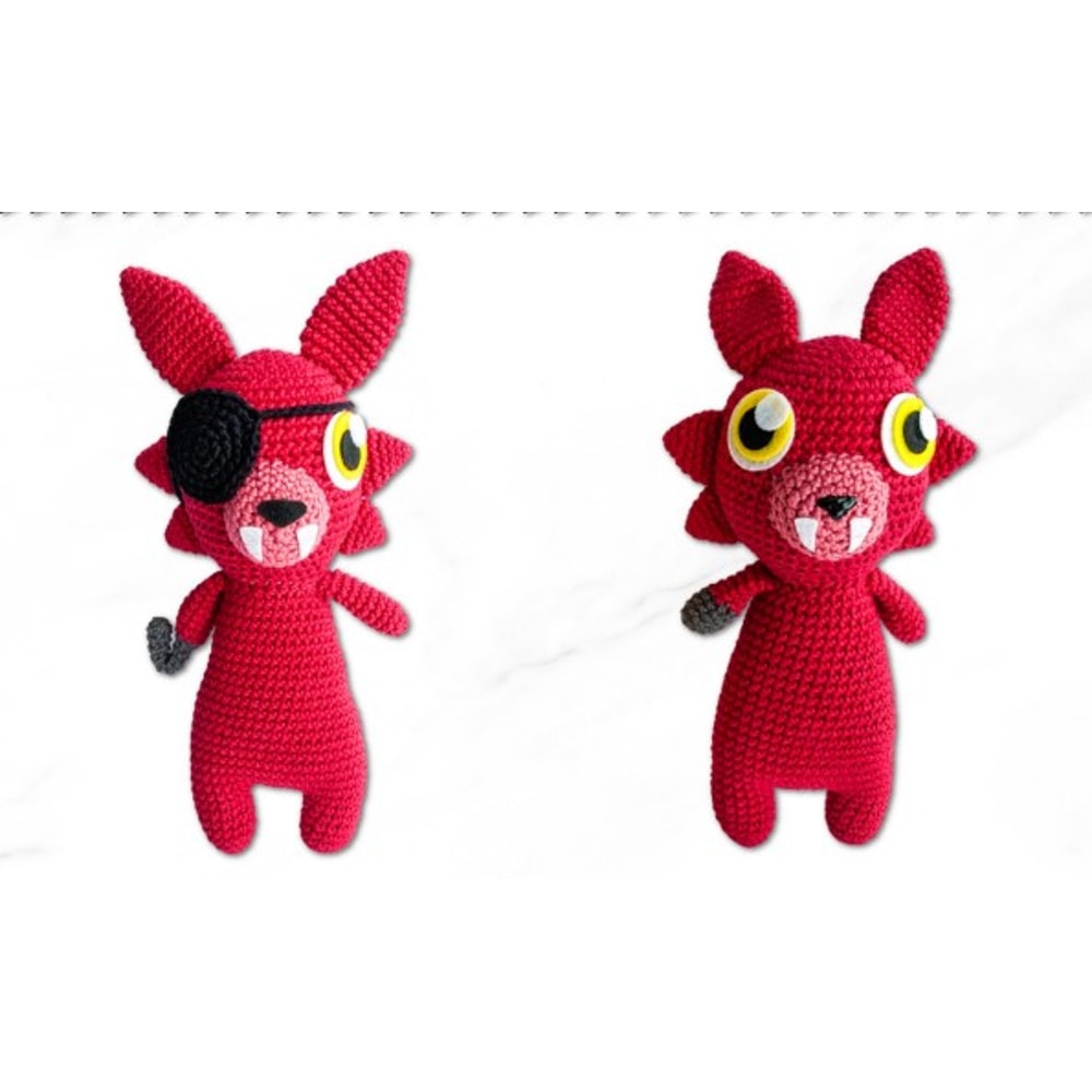 FNAF Foxy the Fox Amigurumi Crochet Patterns, Crochet Pattern.jpg