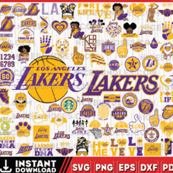 Lakers Baseball Team SVG, Lakers svg, NBA Teams Svg, NBA Svg, Png, Dxf, Eps, Instant Download